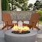 Flash Furniture Teak Poly Resin Adirondack Chair 2PK 2-JJ-C14501-TEAK-GG - alternate 1